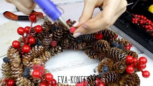 ? DIY Красивый Новогодний декор в ЭКО-СТИЛЕ своими руками / Идеи на Новый год из шишек и не только