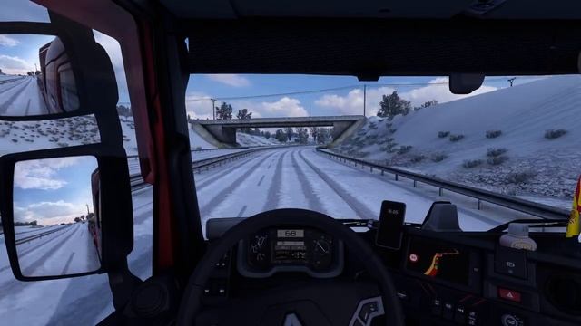 [TS-PC] ETS2 4K | RENAULT T EVO 520 | LYON ?? - SALZBURG ?? | SNOW смотреть онлайн