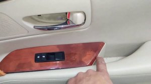 Разбор дверной обшивки Lexus RX 270/350 . Нюанс