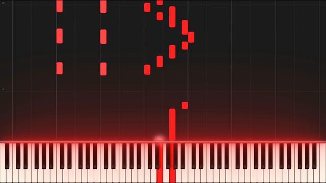 Stranger Things Opening Piano Synthesia Tutorial смотреть онлайн