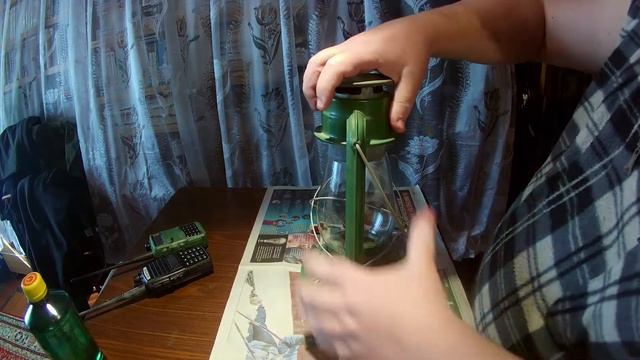 Сборка-разборка и запуск керосиновой лампы ''Летучая мышь'' 1976 года