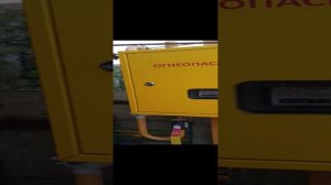 Работа газового котла уличного размещения