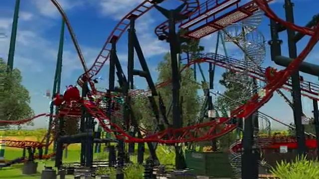 Tony Hawks Big Spin, Six Flags RCT3 смотреть онлайн
