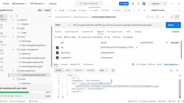 Chạy API trên Postman, bài capstone Docker смотреть онлайн