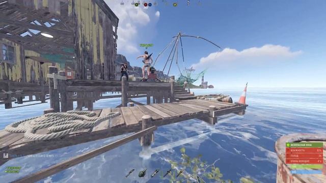 Лутаем ДОМА через СТЕНЫ. Rust/Раст смотреть онлайн