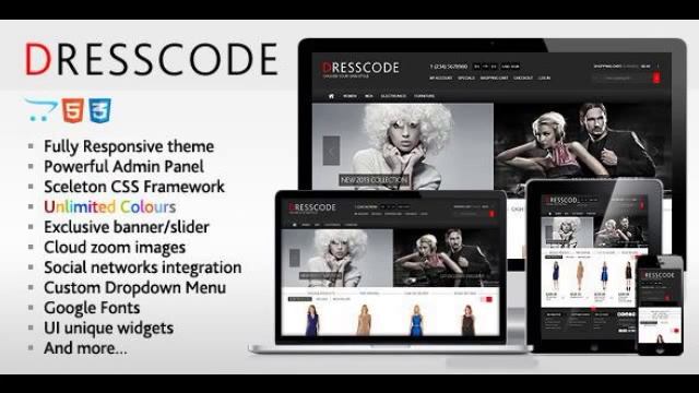 Preview Dresscode - Responsive OpenCart Theme Fashion смотреть онлайн