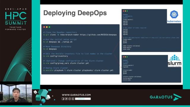 HPC Summit | 2021 APAC - EP.22 DeepOps – An efficient way to deploy GPU cluster for computing смотреть онлайн