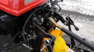 Мтз 320.4 со снегоочестителем ст 1500