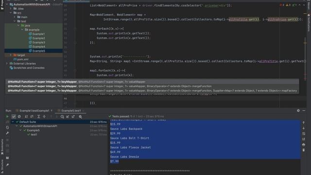 Java 8 Stream API + Selenium 4 - Real Time 20+ Example | Part - 3 смотреть онлайн