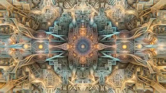 Psychedelic Fractal Animation - Background / Screensaver / VJ Loop смотреть онлайн