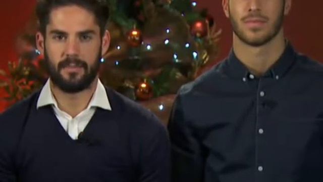 Поздравление игроков Реала. Real Madrid oýunçylarynyň Täze ýyl gutlaklary. смотреть онлайн