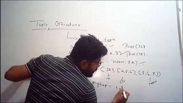 Various Tuple Operations in python || class 46 || Dt: 11/11/2020 смотреть онлайн