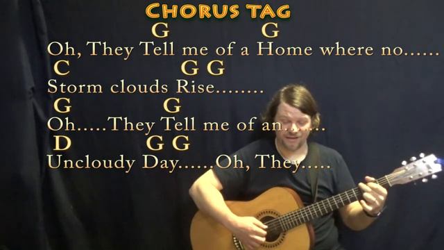 Uncloudy Day (Hymn) Fingerstyle Guitar Cover Lesson in G Major with Chords/Lyrics смотреть онлайн