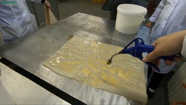 Как нанести меланж №2. Разбрызгиватель меланжа РСП-2. Тестируем №2 нанесение меланжа на изделия. смотреть онлайн