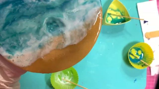 МК скрапбукинг альбом с нуля , рамочки и картинка на обложку из эпоксидной смолы#epoxyresin