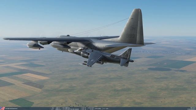 DCS:Fun trick refueling any aircraft (AV-8, F-14, F-15, A-10a, etc) смотреть онлайн