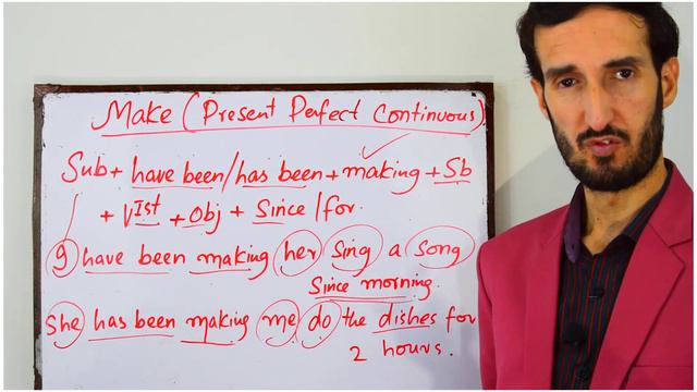 Make | Make Use | Make In Perfect Continuous Tenses | Grammar Lesson 108 смотреть онлайн