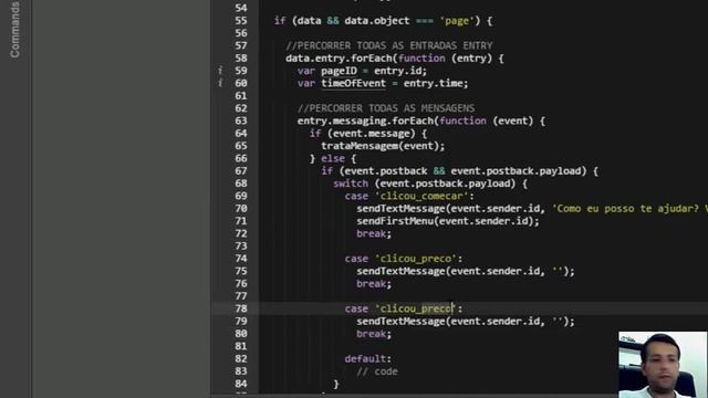 4- Chatbot de Facebook Messenger com Node.js Tutorial - Mensagens Estruturadas (parte 4) смотреть онлайн