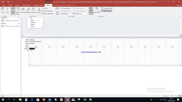 How to create queries using the totals function in MS Access смотреть онлайн