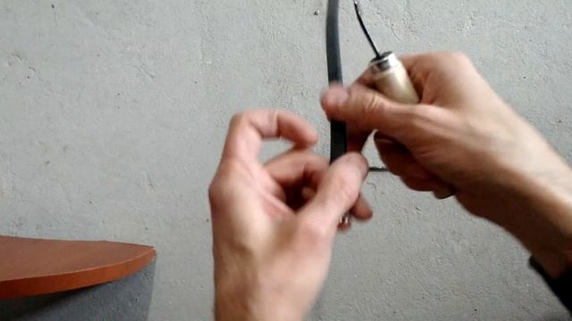 Самодельный нож с пяткой для разделки кабеля смотреть онлайн