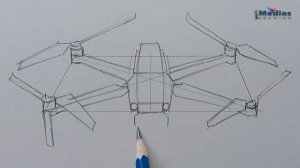 How to Draw Drone Step by Step (Very Easy)