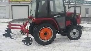 Тест драйв мини трактор
