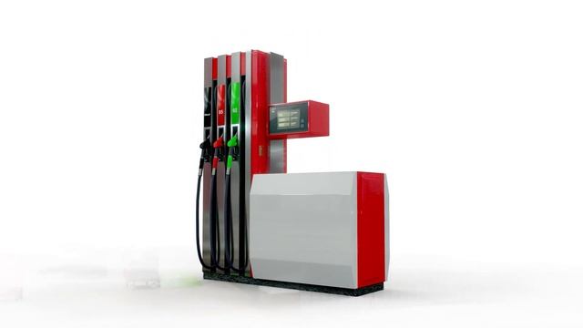 3D модель топливораздаточной колонки Топаз 23x. смотреть онлайн