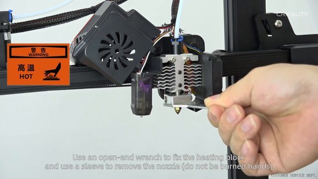 Service tutorial Ender - 3 V2 Neo needle cleaning and nozzle replacement смотреть онлайн