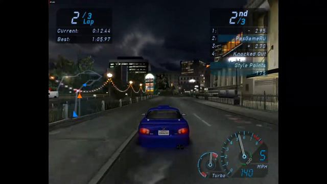 NFS Underground - Гонка 61 - Lap Knock Out - Inner City (без комментариев) смотреть онлайн