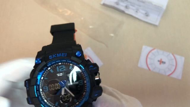 Обзор и настройка часов SKMEI 1155 смотреть онлайн