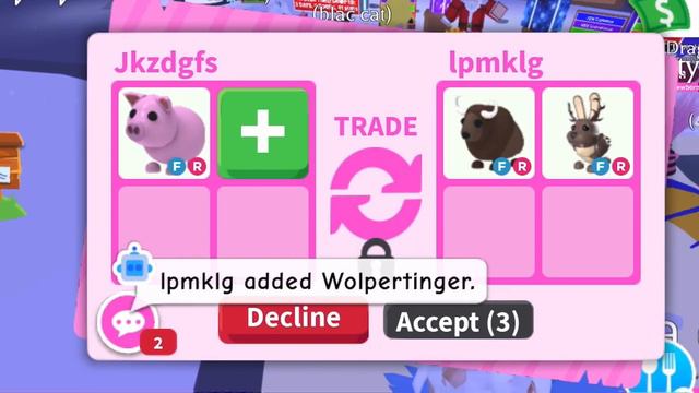 ТРЕЙДЫ НА ФР СВИНКУ 💗😱 #adoptme