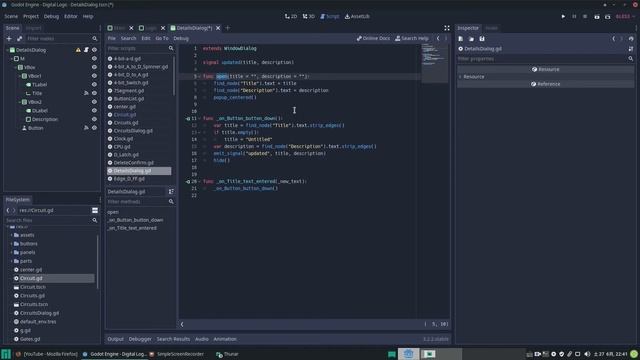 Godot Custom Popup Dialog Tutorial смотреть онлайн