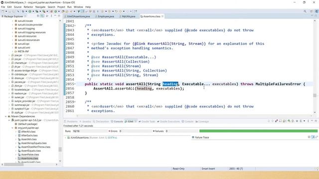 JUnit 5 Assertions Examples || Writing Assertions With JUnit 5 Assertion API || JUnit 5 Tutorial смотреть онлайн