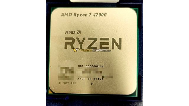 AMD Ryzen 7 4700G Renoir Desktop Processor Pictured смотреть онлайн