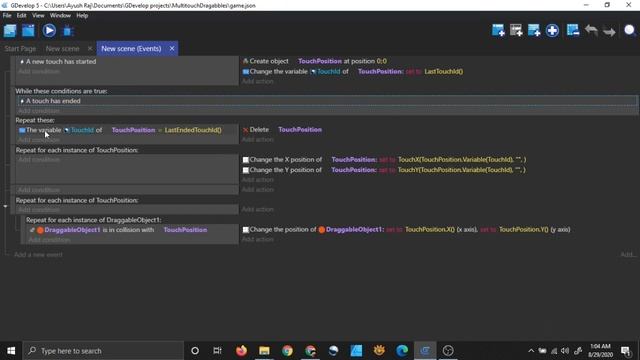 How To Work With Multitouch In Gdevelop 5 | Drag Many Objects Using Many Fingers Simultaneously смотреть онлайн