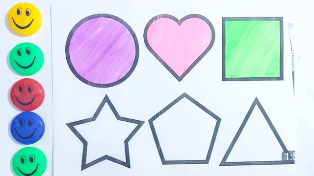 Drawing a for rubik's cubes picture | Нарисуй кубик рубик для детей смотреть онлайн