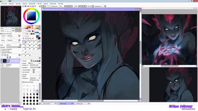 [Speedpaint] Evelynn (League of Legends) смотреть онлайн