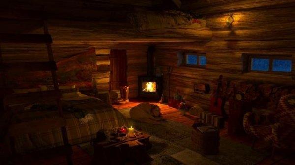 Deep Sleep in a Relaxing Winter Hut | for Fall Asleep, Sleep Instantly, Sleep Better, from Insomnia