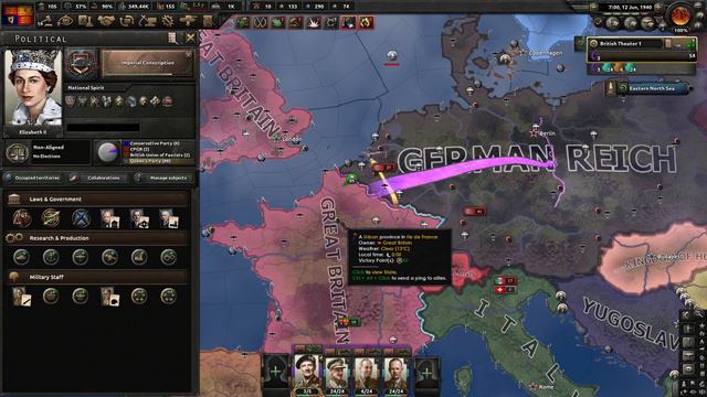 Queen Elizabeth II reunites the British Empire - Hearts of Iron 4 - Vanilla Gameplay смотреть онлайн