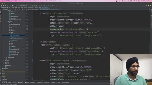 SAGA Distributed Transactions Pattern using Apache Camel | Microservices Design Pattern смотреть онлайн
