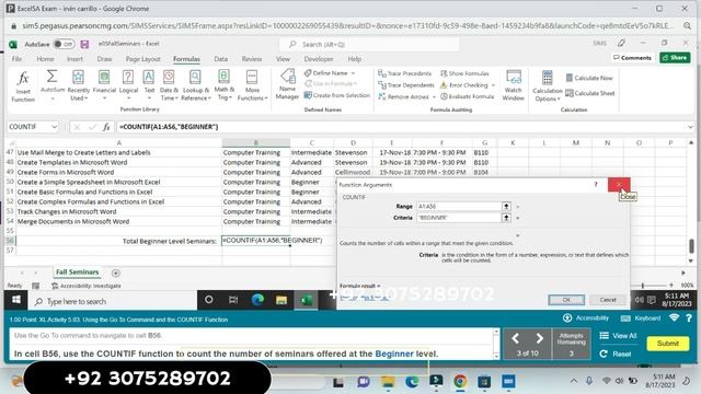 Excel 5A Final Simulation Exam | Excel 5A Final Simulation Exam | Full course deal contact us смотреть онлайн