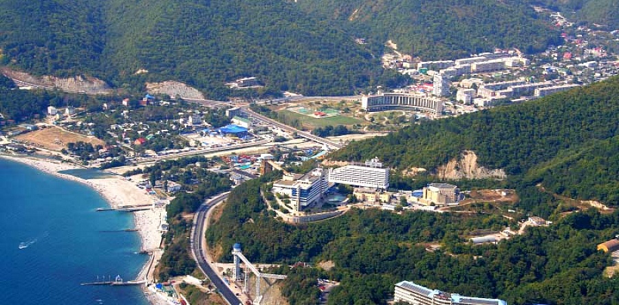 Пешая прогулка вокруг посёлка Небуг по туристическому маршруту.