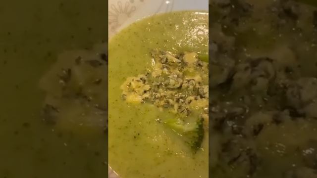 Овощной суп из брокколи и сыра Стилтон у меня на канале