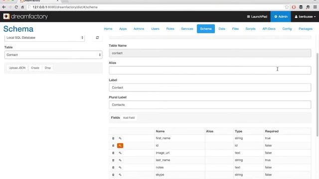 DreamFactory Admin Console: How to Use the Schema Tab смотреть онлайн