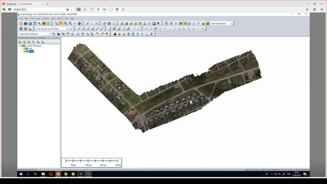 Global Mapper. Объединяем ортофото и карту высот, получаем объёмное изображение. смотреть онлайн