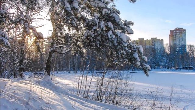 "БЫЛА ЗИМА"... (Фото Владимира Кракова (Нижний Новгород), музыка Игоря Слуцкого) смотреть онлайн