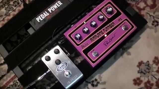 Ibanez AF-2 Paul Gilbert Airplane Flanger with Rothwell Hellbender Pedal Demo смотреть онлайн