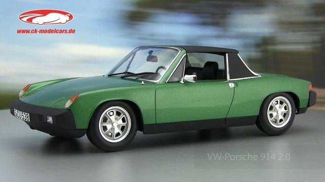 ck-modelcars-video: VW-Porsche 914 2.0 1975 grün metallic Norev смотреть онлайн