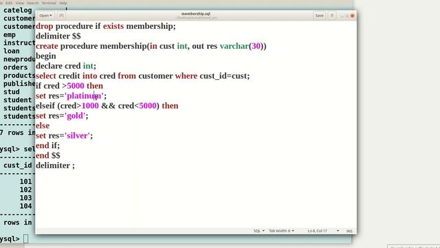 stored procedure with if else statement - video 23 смотреть онлайн