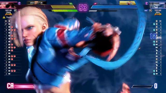 【スト6】Maldominant (ディージェイ) vs Hurricane (キャミィ) STREET FIGHTER 6【Key display on】【4K】 смотреть онлайн